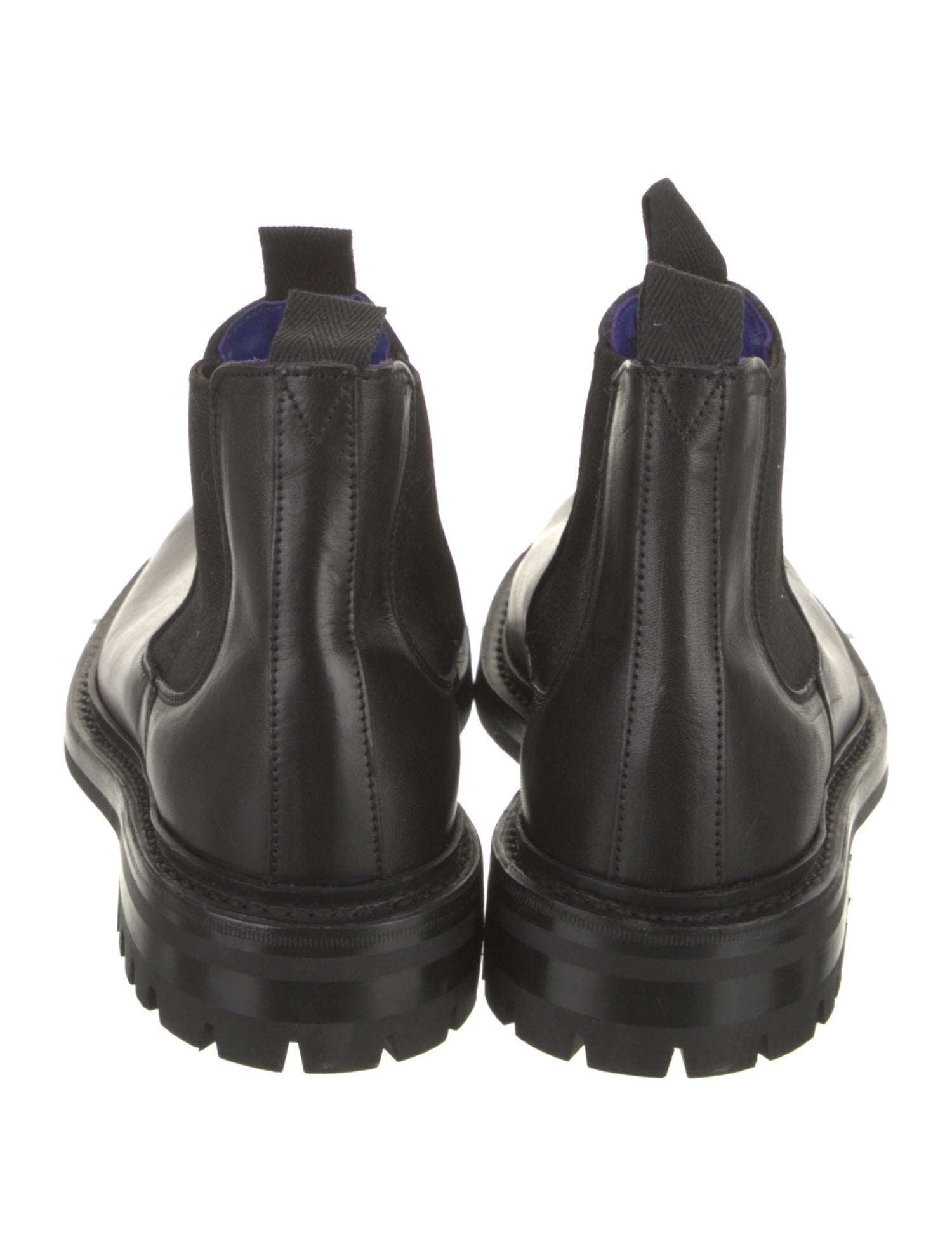 Burberry Leather Chelsea Boots